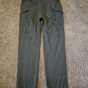 Mens Olive Tactical Pants Large 32 Inseam
